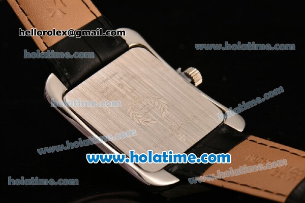 Vacheron Constantin Historiques Toledo Miyota Quartz Steel Case with Stick Markers and White Dial - Click Image to Close